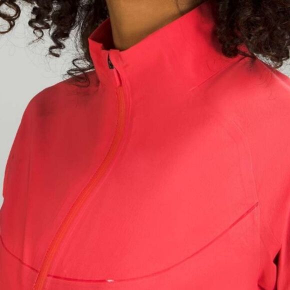 Lululemon Fast and Free Windbreaker in pale raspberry size 10 new no tag - Picture 10 of 16